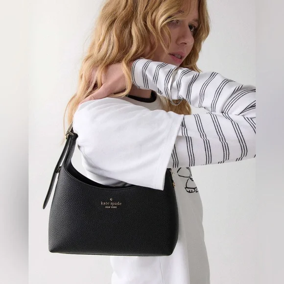 ♠️kate spade 454 Pebbled Leather Mini Crossbody Shoulder Bag, Black NWT